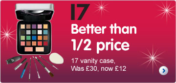 Better than 1/2 price 17 Vanity Case